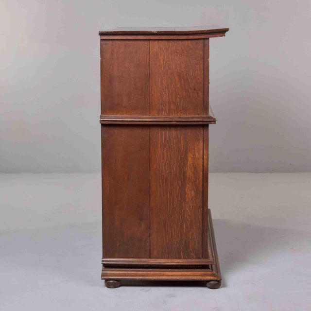 19th Century 19th Century French Oak Two-Part Cabinet in the Louis XIII Style For Sale - Image 5 of 12