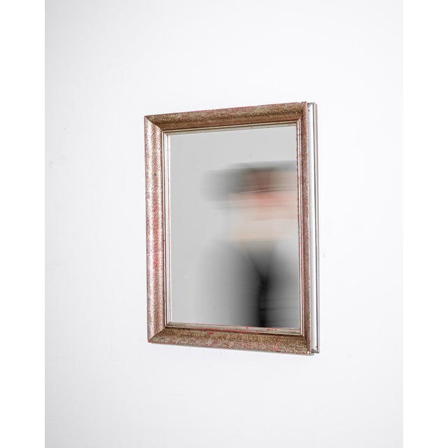 20th Century French Wood Patinated Mirror For Sale - Image 12 of 18