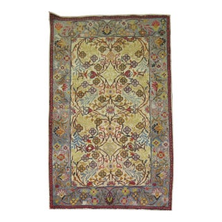 20th Century Zabihi Collection Scatter Size Turkish Rug - 3'9" x 5'6" For Sale