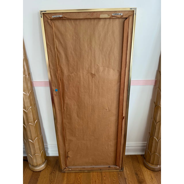 Contemporary 1980 Flamingo Fabric Artwork For Sale - Image 3 of 5