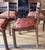 Antique Anglo Indian Style Decoupage Wood Dining Chairs With Patterned Paper and Lacquered Overlay For Sale - Image 9 of 18