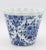 Mid-Century Modern Vintage Dutch Delft Blue and White Floral Ceramic Planter For Sale - Image 3 of 11