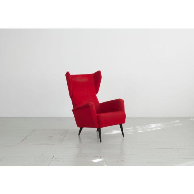 Mod. 820 Armchair by Gio Ponti for Cassina, Hotel Royal, Naples, Italy, 1950s For Sale - Image 6 of 18