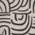 Mid-Century Modern Schumacher x Backdrop New Beat Wallpaper in Carbon For Sale - Image 3 of 4
