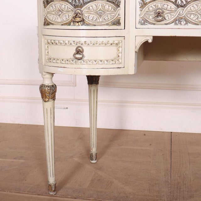 English Painted Desk in Pine For Sale - Image 6 of 11