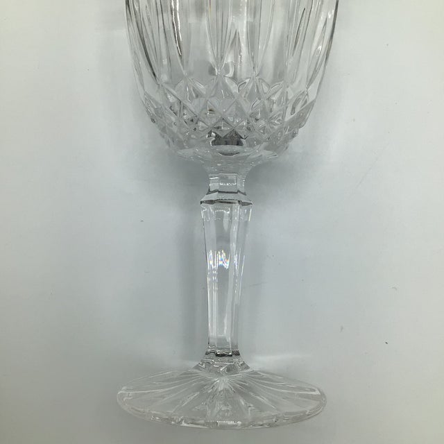 Transparent Mikasa "Old Dublin" Water Goblet-Set of 4 For Sale - Image 8 of 12