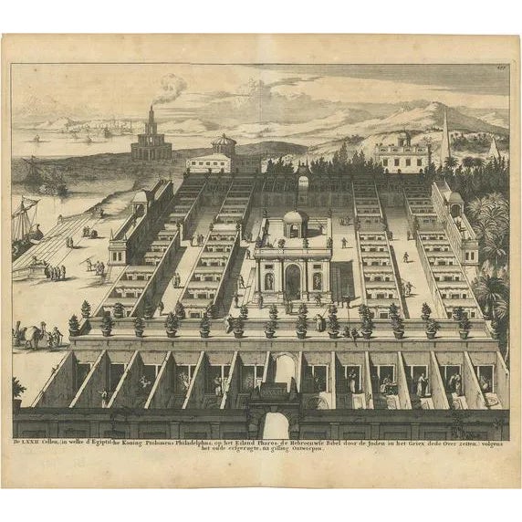 Goeree, Cells on the Island of Pharos, 1690, Print For Sale