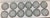 Antique Blue and White Plates - Collection of 12 - 7" X 7" Round - Scalloped Edge - End Edo or Beginning Meiji For Sale - Image 10 of 18
