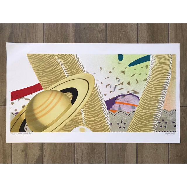 Original Vintage Lithograph by Michael Knigin, "Casual Encounter", #10/300, Signed, 1980 For Sale - Image 9 of 9