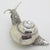 Metal Vintage Italian Handmade Genuine Sterling Silver Life Size Snail Solid Figurine Sculpture For Sale - Image 7 of 11