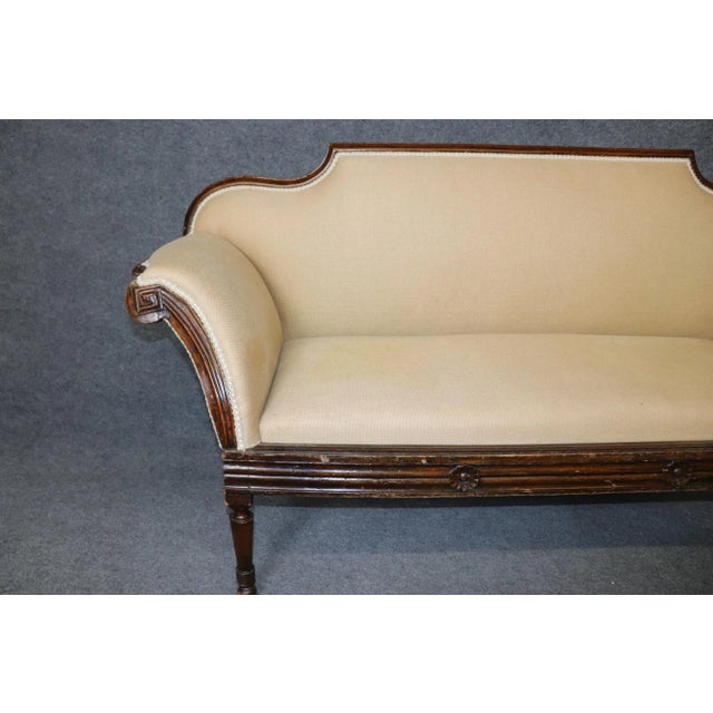 Period English 1790-1820s Era Mahogany Regency Settee For Sale - Image 11 of 12