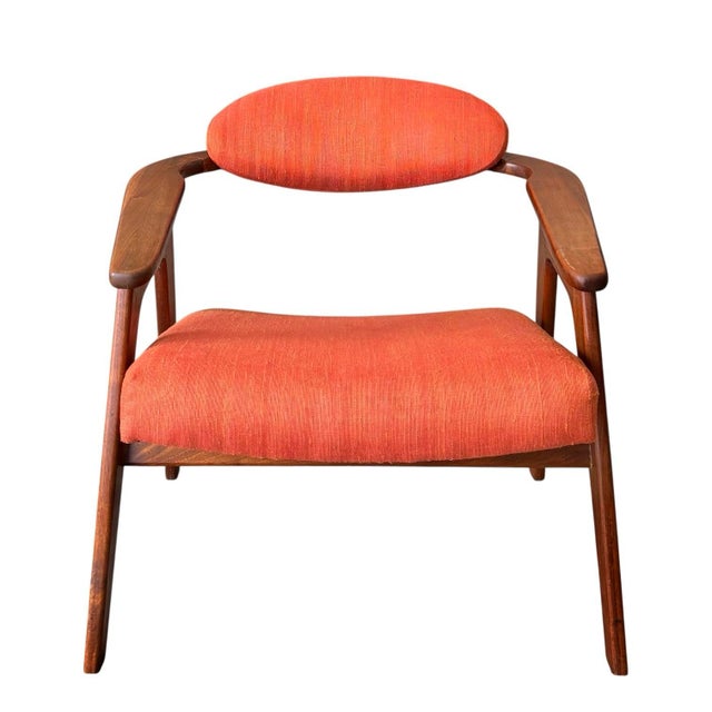 Adrian Pearsall 1950s Walnut 916-Cc Lounge Chairs Attributed to Adrian Pearsall for Craft Associates - A Pair For Sale - Image 4 of 18