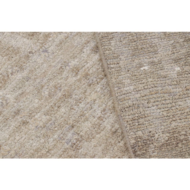 Beige Rug & Kilim’s Contemporary Textural Rug in Beige-Brown and Gray Tones - 9x12 For Sale - Image 8 of 8