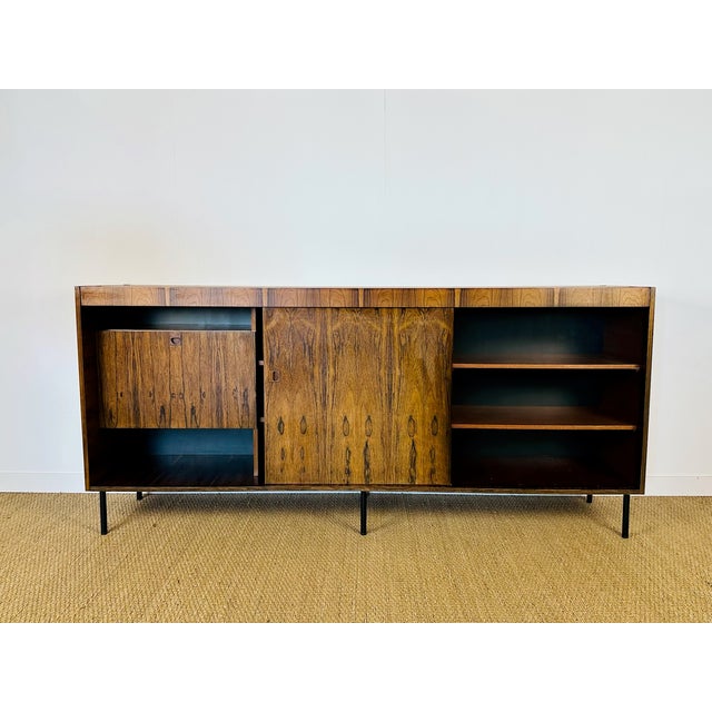 Mid-Century Modern Scandinavian Sideboard in Rosewood, 1960 For Sale - Image 3 of 17