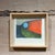 Red 1960s Cubist Art Form Abstract Painting Style Paul Klee For Sale - Image 8 of 8
