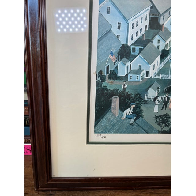Sally Caldwell Fisher Signed Limited Edition Provincetown New England Coastal Print Art For Sale In Miami - Image 6 of 16