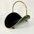 Mid-Century Arts & Crafts Federal Americana Black & Brass Firewood Holder With Paw Feet For Sale - Image 4 of 11