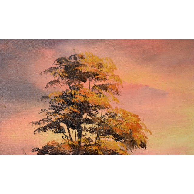 Impressionist Filipino Fishing Village at Sunset - Tropical Landscape in Oil For Sale - Image 3 of 10