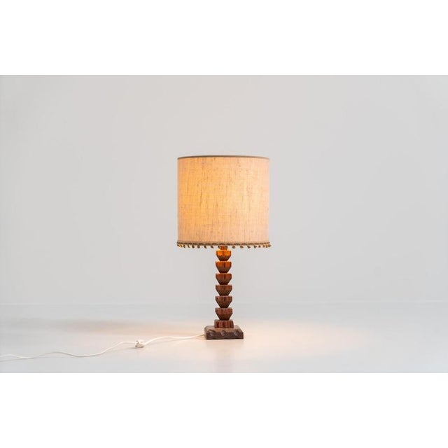 Sculptural Table Lamp in the manner of Charles Dudouyt, 1950s For Sale - Image 9 of 9