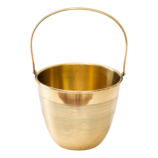 Ice Bucket in Brass, Vienna, Austria, 1920s For Sale