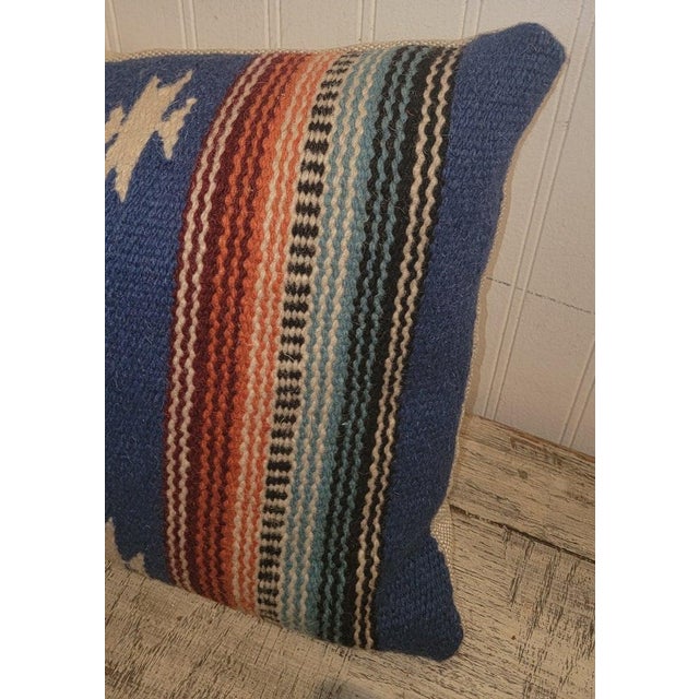 Mexican Mexican Indian Weaving Pillow For Sale - Image 3 of 4