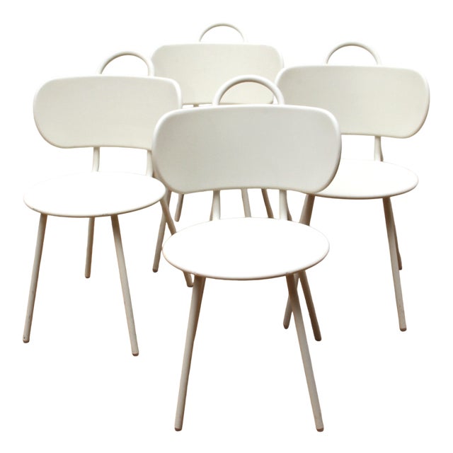 Vintage Bib Chairs by Margaux Keller, Set of 4 For Sale