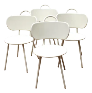 Vintage Bib Chairs by Margaux Keller, Set of 4