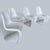 Verner Panton Vintage Space Age Arkana Tulip Dining Table and Chairs by Maurice Burke and Verner Panton, 1960s, Set of 5 For Sale - Image 4 of 10