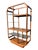 Mid-Century Modern Vintage Mid Century Modern Etagere Wall Shelf Unit Free Standing For Sale - Image 3 of 9