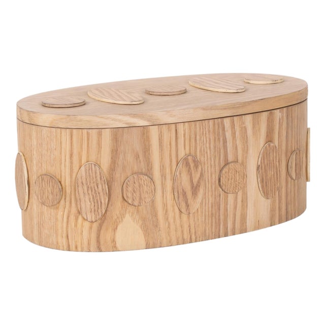 Robin Baron Winfield Wooden Decorative Box For Sale
