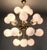 Not Yet Made - Made To Order 21st Century Nova Natural Brass Matte White Murano Sputnik Chandelier by Fabio LTD For Sale - Image 5 of 7