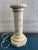 1980s Faux Stone Coral Column Style Coastal Table Lamp For Sale - Image 4 of 10