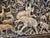 Monumental Indonesian Architectural Carved Teak Relief Wall Panel For Sale - Image 10 of 16