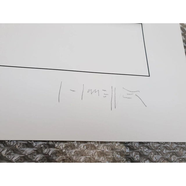 Early 21st Century Gottfried Honegger, Composition 4 3D Squares (Orange, Green, Black, Yellow), 2015, Silkscreen For Sale - Image 5 of 6