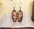 Vintage Burgundy Floral Chinoiserie Ceramic Ginger Jar Table Lamps With Shades - Pair For Sale - Image 14 of 18