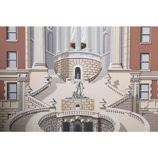 Richard Haas American (1936) Krogers Brotherhood Building Date: 1989 Screenprint, signed and numbered in pencil Edition of...