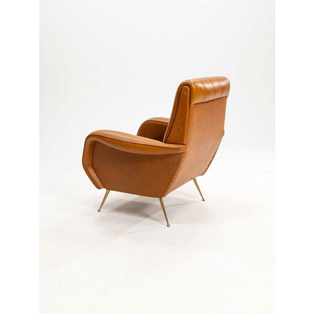 Italian Armchair in the style of Lady by Marco Zanuso for Arflex,1950s For Sale - Image 3 of 10