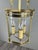 20th Century Louis XVI Lantern in Bronze and Glass For Sale - Image 6 of 11