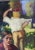Portraiture Early 19th Century Oil on Canvas Apple Orchard For Sale - Image 3 of 10