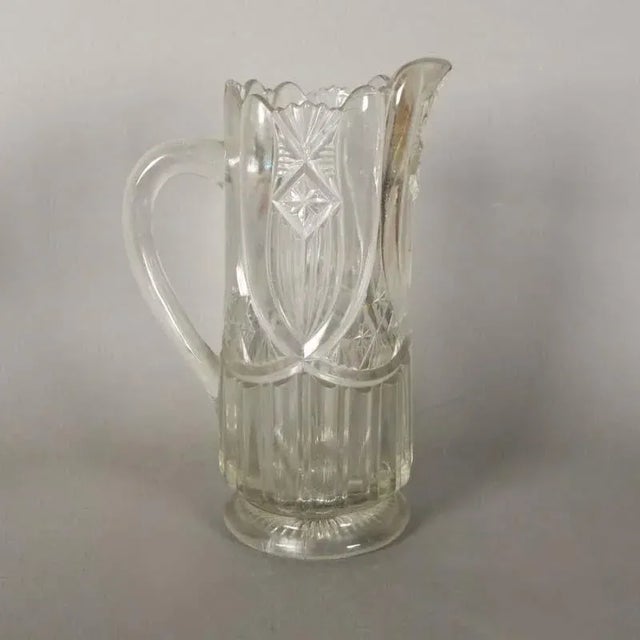 Art Nouveau Crystal Jug, 1900s For Sale - Image 9 of 16