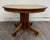 Antique American Empire Style Scroll Foot Pedestal Dining Table Breakfast Table For Sale - Image 9 of 14