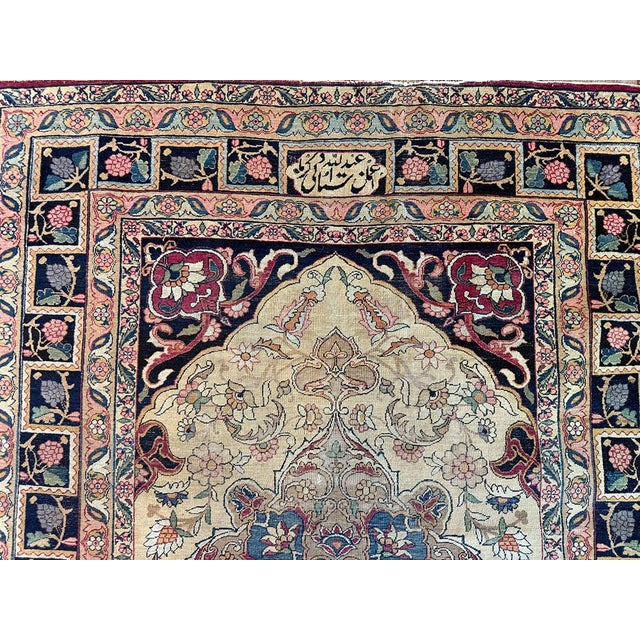 Contemporary A Must See 19th Century Signed PersianLavar/Ravar Kirman Rug For Sale - Image 3 of 9