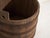 Antique wooden barrel with iron straps, traditional central european cooperage originating from central europe and dated...