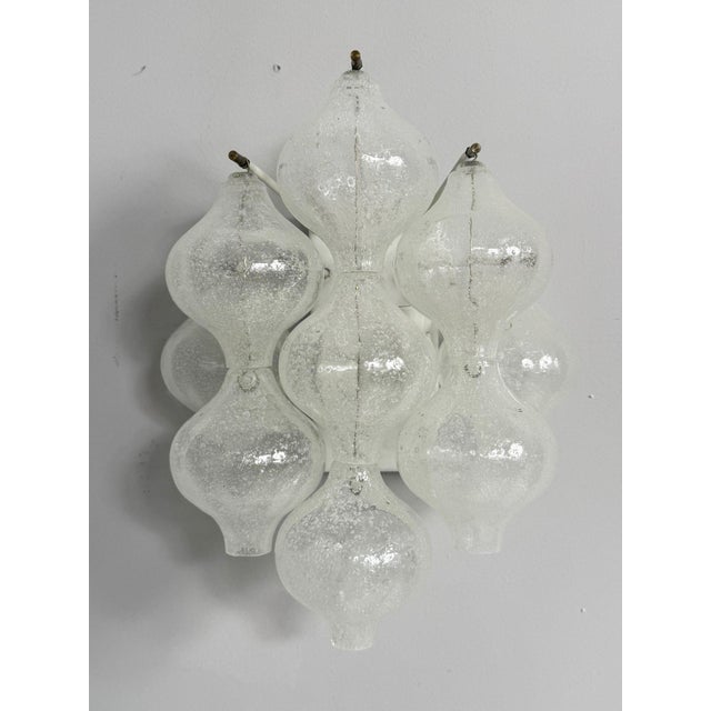 Metal Vintage Tulipan Wall Lights from Kalmar Franken KG, Austria, 1960s, Set of 2 For Sale - Image 7 of 18