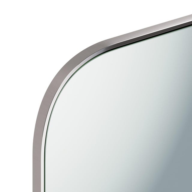 Regina Andrew Amara Mirror, Polished Nickel For Sale - Image 4 of 8