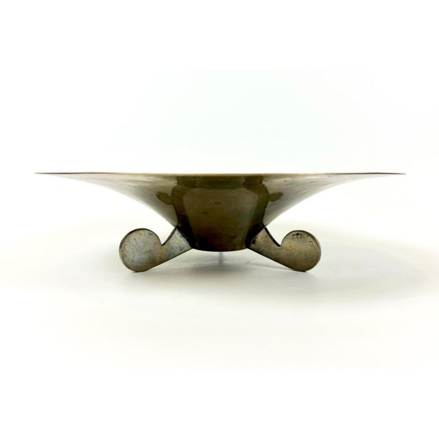 Silver Vintage Bauhaus Silver-Plated Bowl, 1930s For Sale - Image 8 of 12