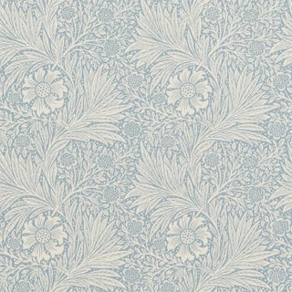 Morris & Co Marigold Wallpaper in Wedgwood For Sale