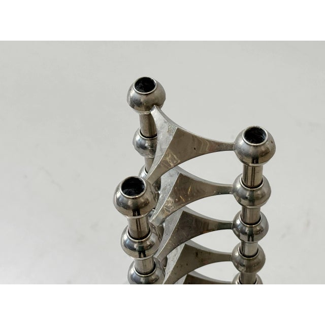 Nail Candleholders by Stoff for BMF, 1960s, Set of 12 For Sale - Image 6 of 16