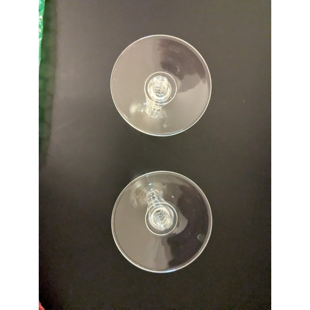 Vintage St. Louis Rams 2000 Super Bowl Era Champagne Flutes - A Pair For Sale - Image 11 of 11