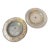 Two 2000s Barbara Forni for Sottsass Associated Studio Round Glass Plates For Sale